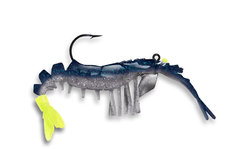 Vudu Shrimp Soft Baits – 2-Pack Realistic Saltwater Imitation 3