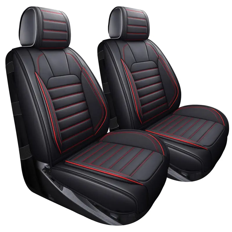 Waterproof Double-Cab Truck Seat Covers – Custom-Fit Synthetic Leather Covers For Chevy Silverado & Gmc Sierra (2007–2025) 1