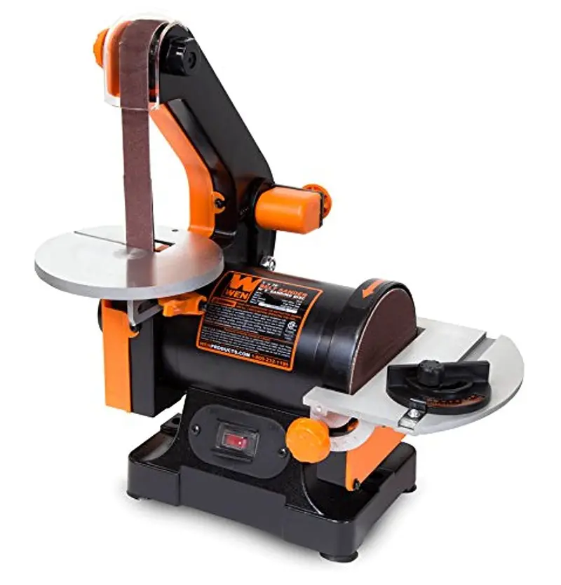 Wen 1" X 30" Belt & 5" Disc Sander — Compact Benchtop Model (6515T) 1