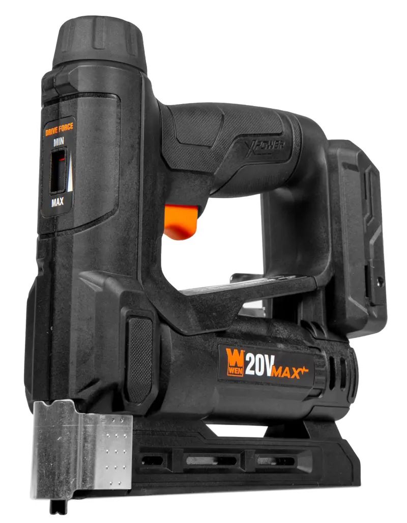 Wen 20V Cordless 2-In-1 18-Gauge Brad Nailer & T50 Crown Stapler — Tool-Only 1
