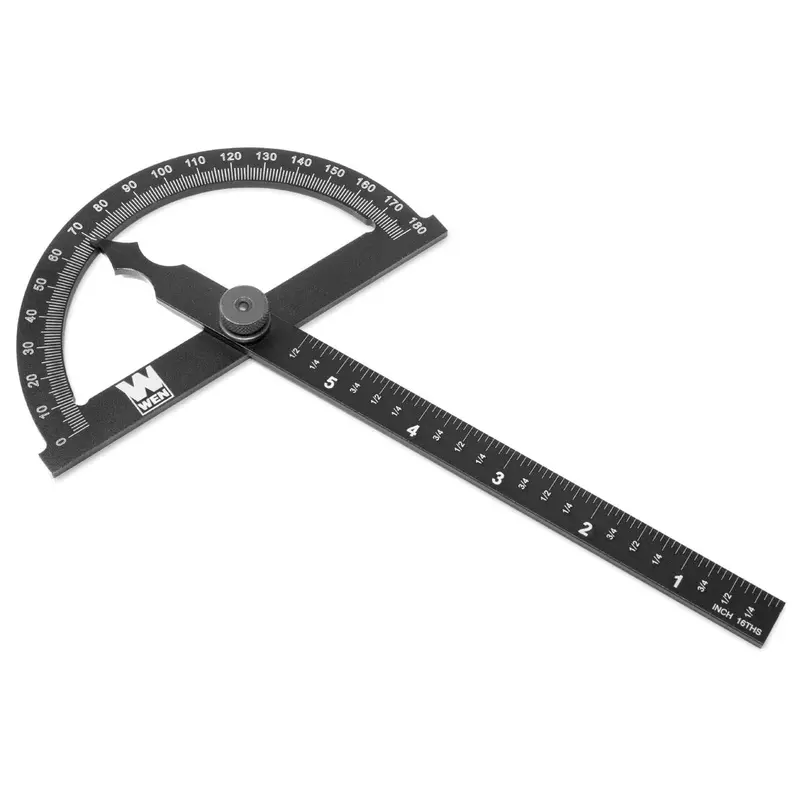 Wen Adjustable Aluminum Angle Finder & Bevel Gauge With Laser-Etched Scale 1