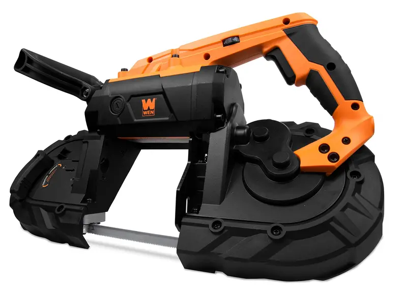 Wen Portable Metal Band Saw – 10A, Variable-Speed Handheld Bandsaw 1