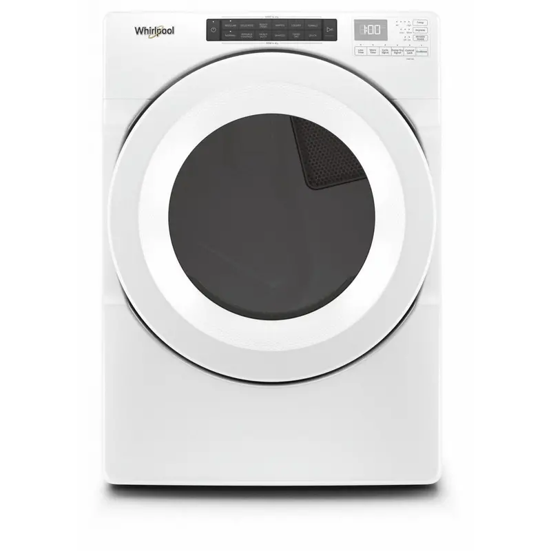 Whirlpool Ywed5620Hw 7.4 Cu. Ft. White Front-Load Electric Dryer 1