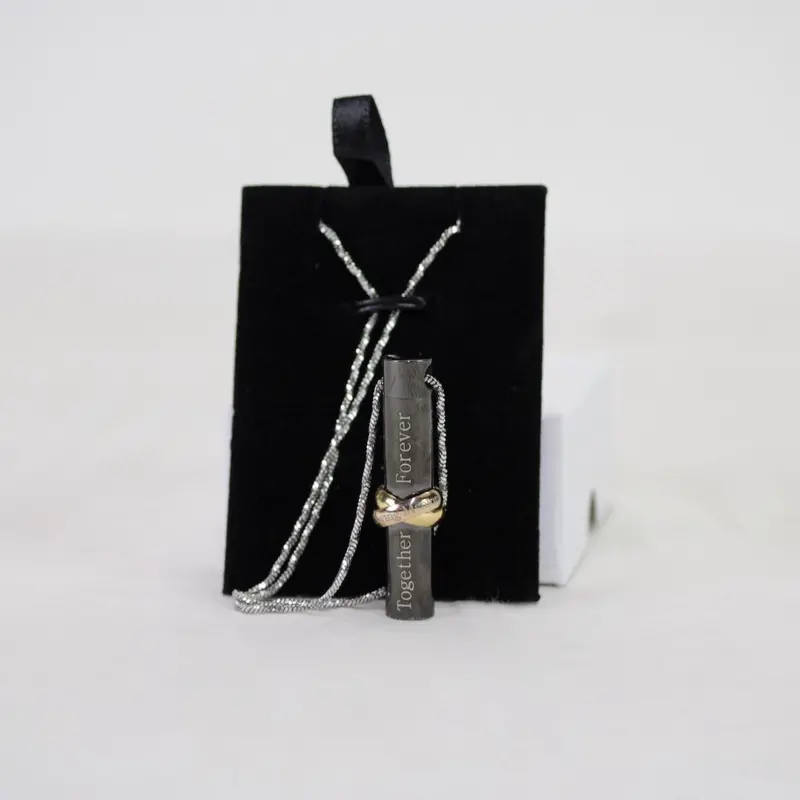 Yinsplsmemory Personalized Cremation Urn Necklace – Ash Keepsake Pendant 1