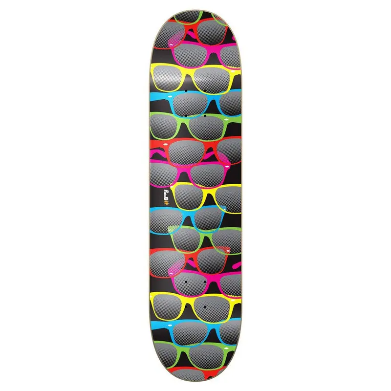 Yocaher Shades Black Graphic Skateboard Deck 1