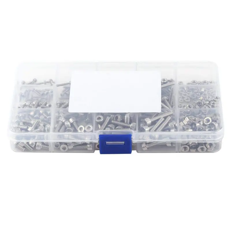 Yosoo 480-Piece Stainless Steel Hex Head Screw Kit – Ss304 Metric Fasteners (M2/M3/M4) With Nuts And Assorted Mounting Hardware 1