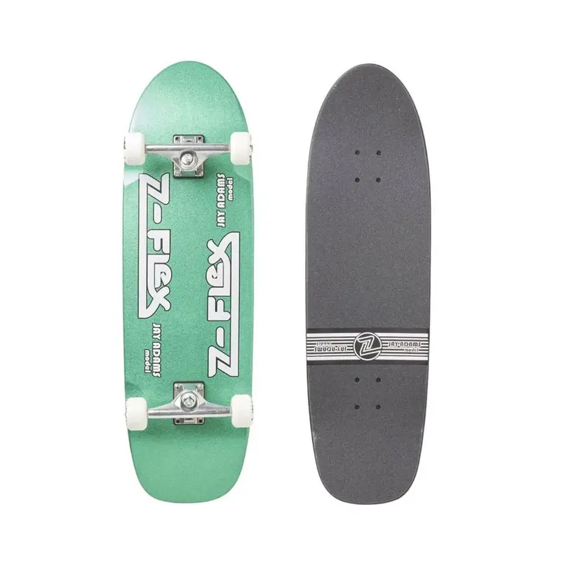 Z-Flex Jay Adams Green Metal Flake 9.5-Inch Skateboard 1