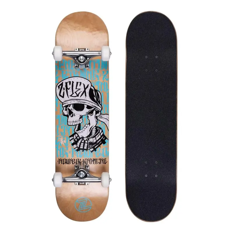 Z-Flex Skull 8.0-Inch Street Skateboard 1